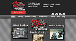 Desktop Screenshot of kaserblasting.com